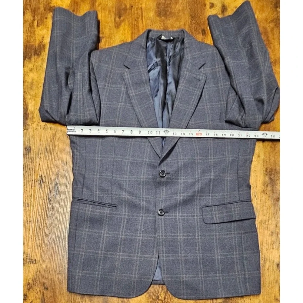 Jos A Bank Blazer Sport Coat Navy Blue Men's Sz 43 RG Wool Signature Collection